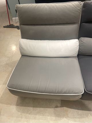 Divano angolare Chateau d'Ax in alcantara