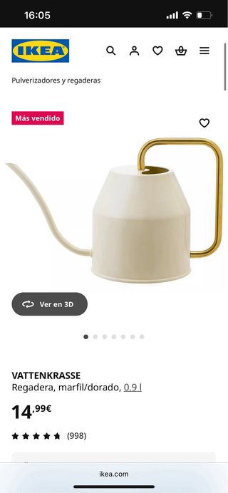 Jardinera VITLÖK IKEA y set de jardineria