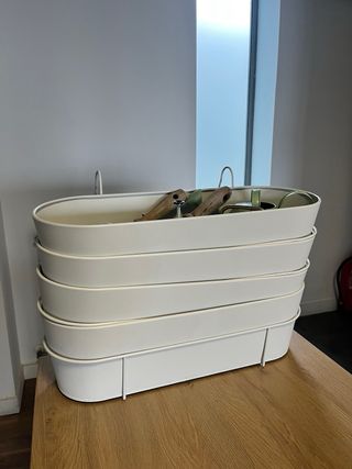 Jardinera VITLÖK IKEA y set de jardineria