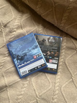 God of War y God of war Ragnarok PS4