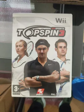 Wii Top Spin 3 Videojuego