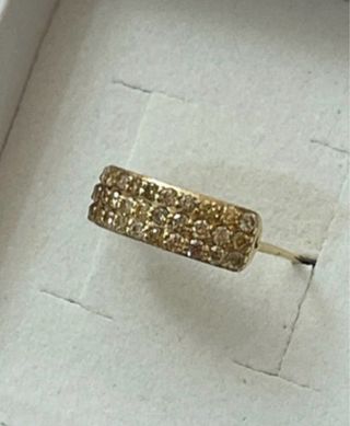 Anillo Oro 14k 0.46 Ct Diamantes Naturales