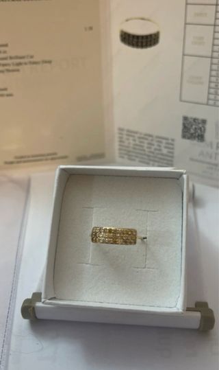 Anillo Oro 14k 0.46 Ct Diamantes Naturales