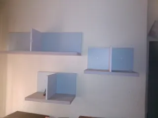 Juego de 3 Estanterías Modulares