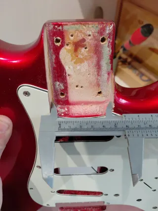 Cuerpo Guitarra Eléctrica Stratocaster Relic Red