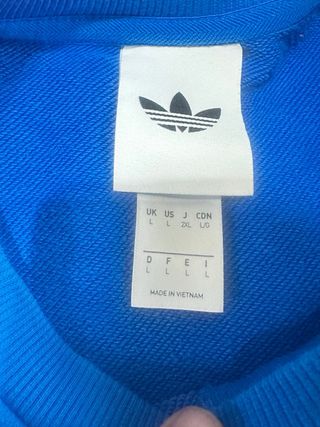 Sudadera Real Madrid Adidas 2026 Talla L