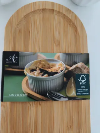 Set decorazioni vetro e bambù