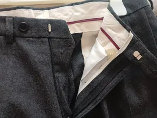 Abito uomo in pura lana vergine grigio vintage