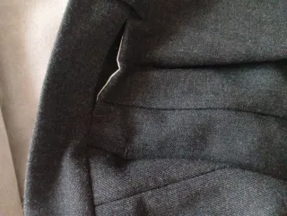 Abito uomo in pura lana vergine grigio vintage