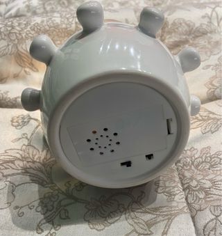 Lampada da scrivania / tavolo bianca a pile