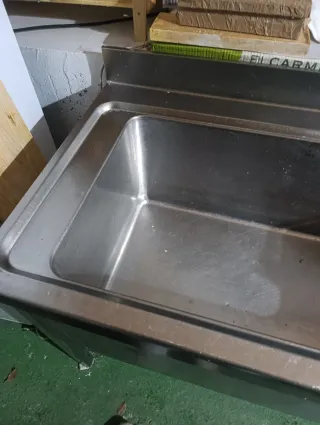 Fregadero industrial acero inoxidable