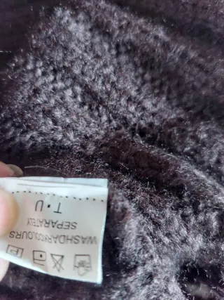 Chaqueta bolero marrón con volantes