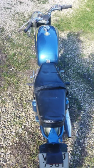 Ducati 125 Sport Azul/Plata