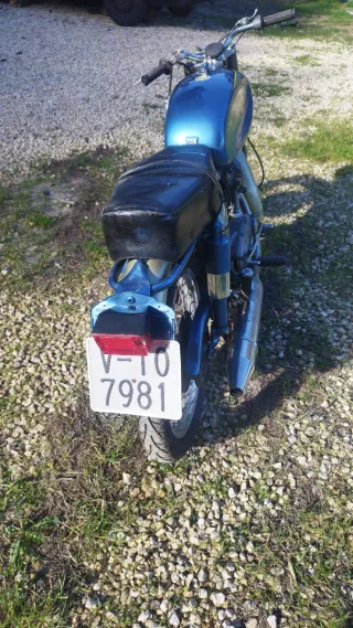 Ducati 125 Sport Azul/Plata