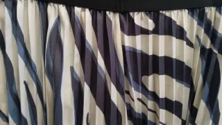 Falda larga estampada XL