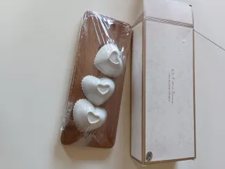 Claraluna antipastiera in porcellana e legno