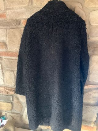 Cappotto in cashmere nero
