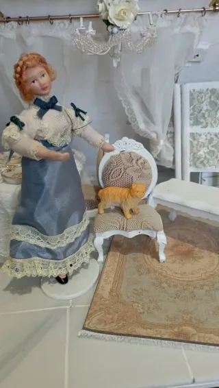 Gatto miniatura 1:12 Dollhouse