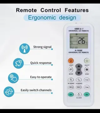 Mando Universal Aire Acondicionado K1028E