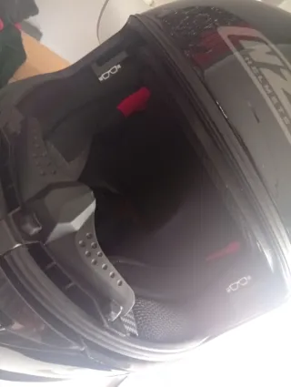 Casco NZI Symbio2 Talla S Negro Visera Solar, New!