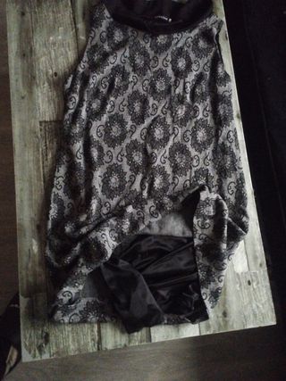 Vestido sin mangas estampado