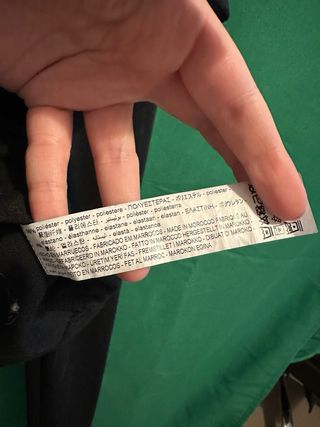 Zara Maglia Corta Nera