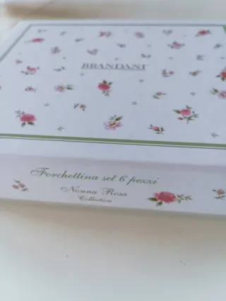 Set 6 Forchettine da Dolce Brandani Nonna Rosa