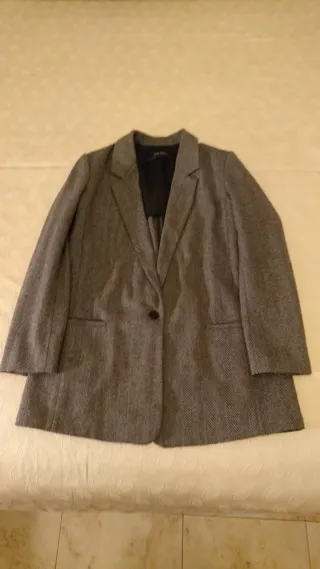 Chaqueta americana Zara gris