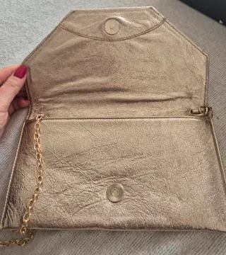 Bolso Lodi Piel Dorado Cadena