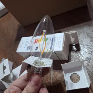 Lampadina LED Oliva 2W E14 Luce Calda