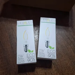 Lampadina LED Oliva 2W E14 Luce Calda