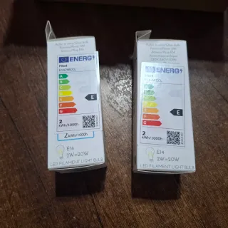 Lampadina LED Oliva 2W E14 Luce Calda