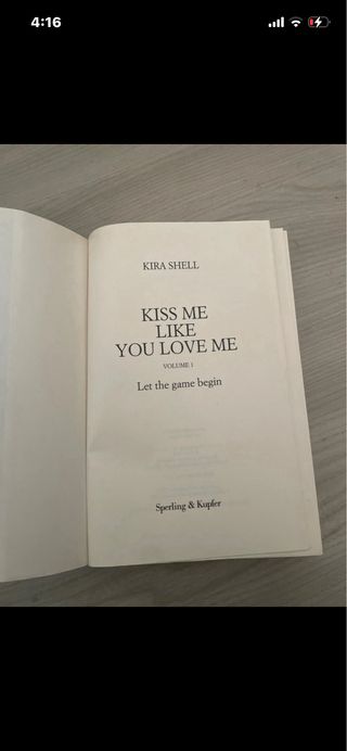 Let the game begin. Kiss me like you love me. E...