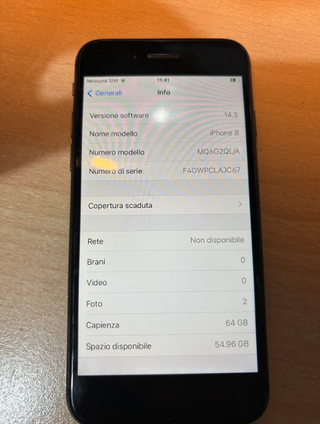 iPhone 8 64GB nero con scatola