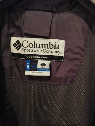 Cazadora Columbia Blanca y Negra