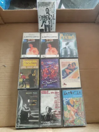 Lote 10 Cassettes Música Española