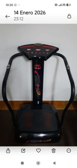 Plataforma vibratoria nueva