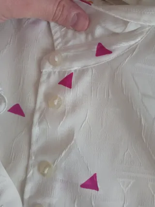 Camicia estiva particolare vintage stile 80/90