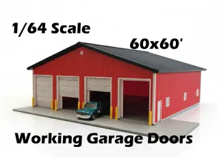 Maqueta de garaje a escala