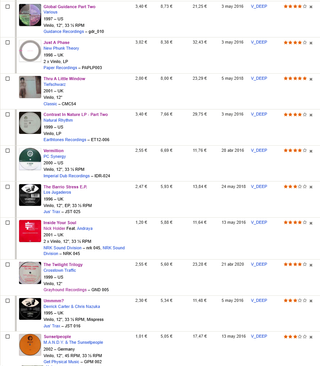 Vinili Deep House 1995-2002