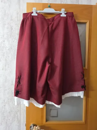 Faldón fallero granate talla 42