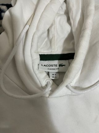 Conjunto chándal Lacoste blanco Original
