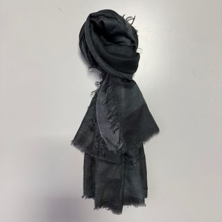 Sciarpa unisex grigio e bianco