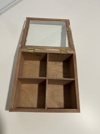 Caja de madera para té e infusiones