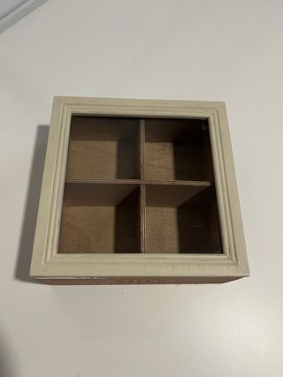 Caja de madera para té e infusiones
