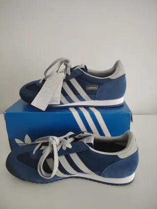 Adidas R71 T44 Azul/Gris Nuevas