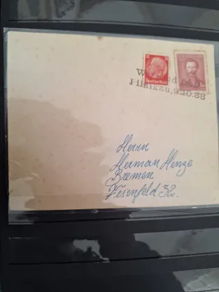 Carta Anexión Sudetes 9.10.38