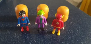 Lote 3 Figuras DC Playmobil Kinder Sorpresa