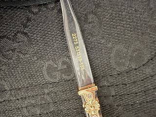 Occhiali Chrome Hearts trasparenti oro