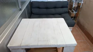 Sofá Palets Exterior Negro